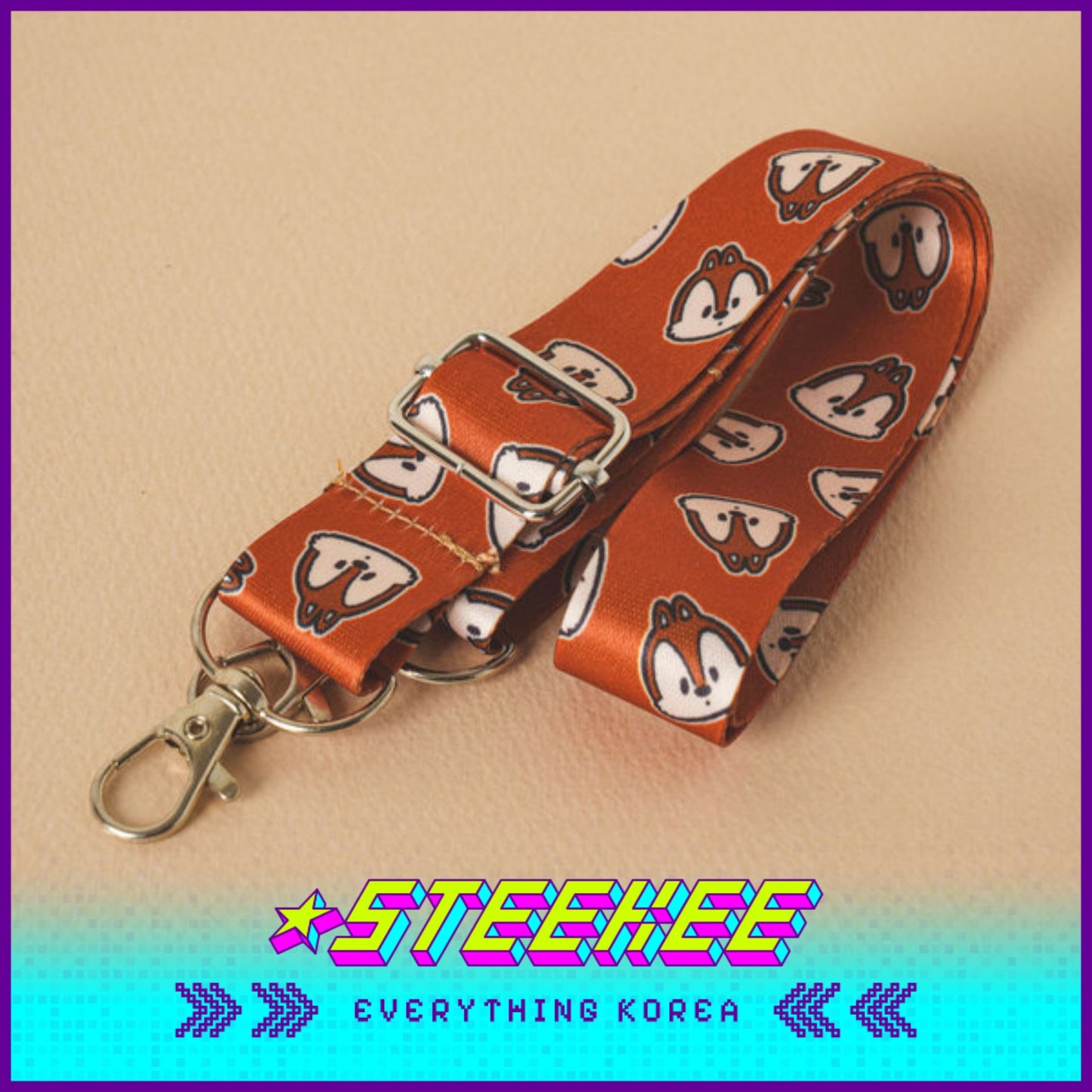 Daiso Disney Chip n Dale Crossbody Bag Kids Plush Toys by Steekee Korea 2990