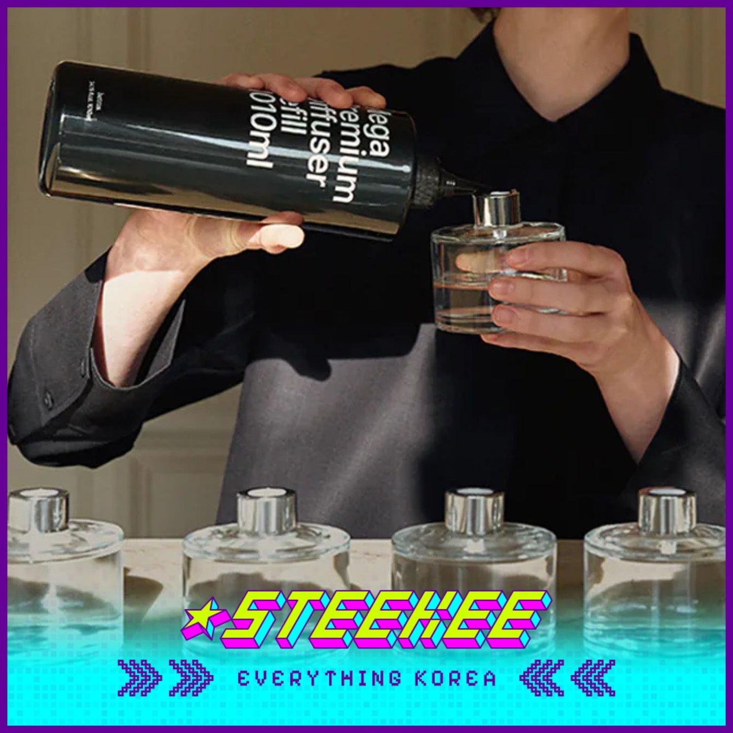 Hetras大容量高级香薰家用室内芳香疗愈香氛扩香液补充装1010ml闪奇韩国3046