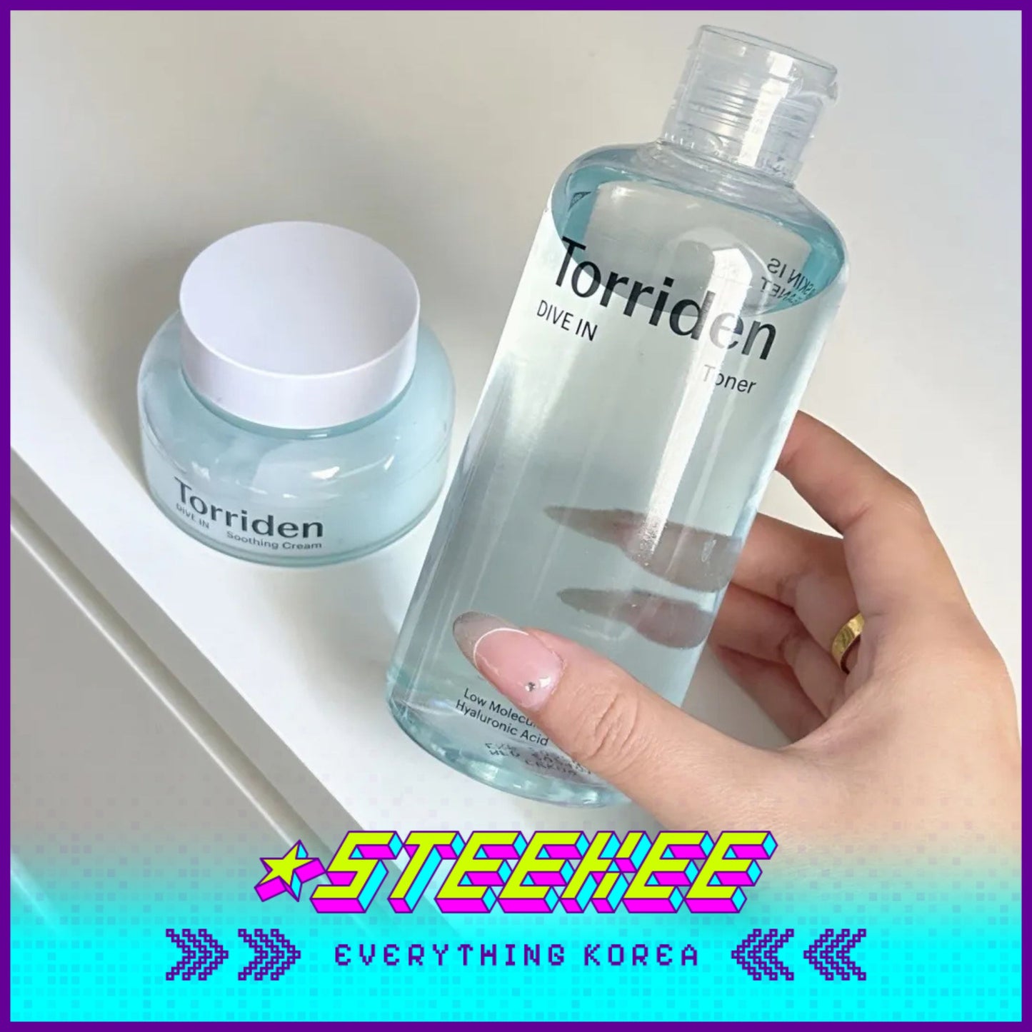 Torriden桃瑞丹深层滋养低分子透明质酸保湿爽肤水套装300ml含100ml旅行装闪奇韩国2427