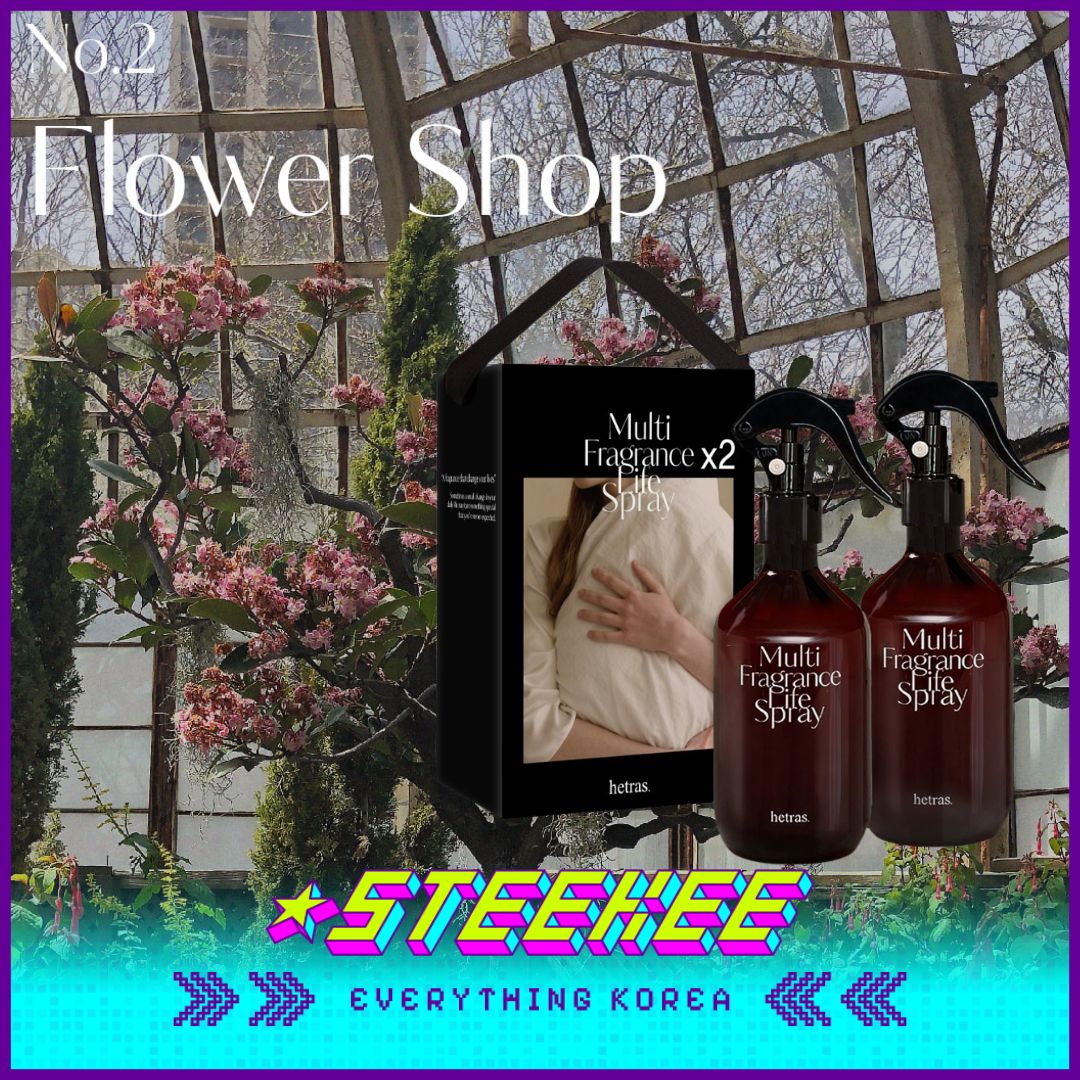 Hetras高级多效芳香疗愈香氛持久织物喷雾两件套600ml闪奇韩国2467