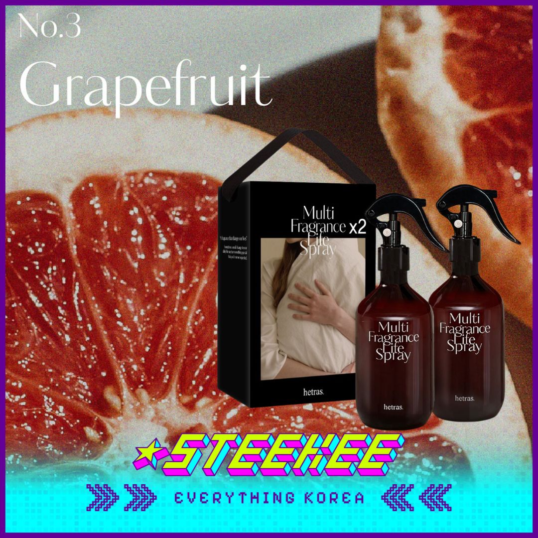 Hetras高级多效芳香疗愈香氛持久织物喷雾两件套600ml闪奇韩国2467