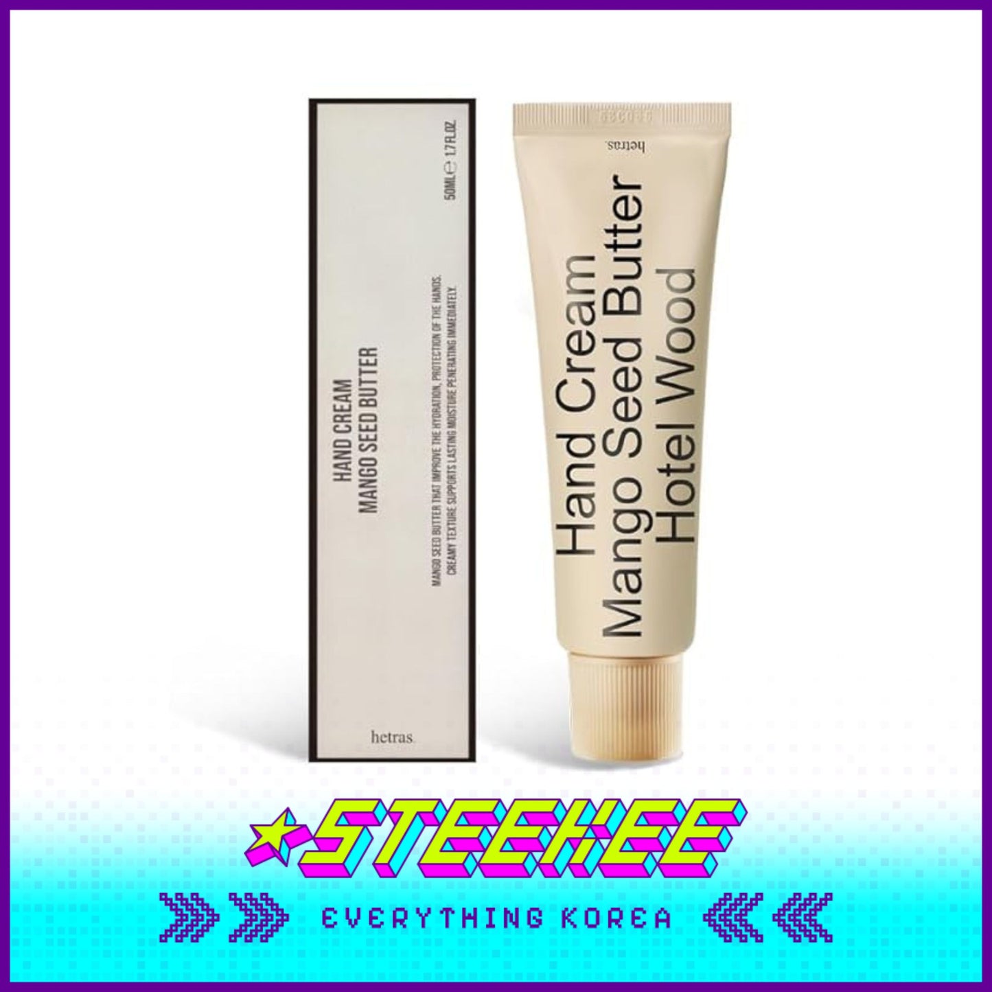 Hetras高级香氛芒果籽油护手霜50ml闪奇韩国2455