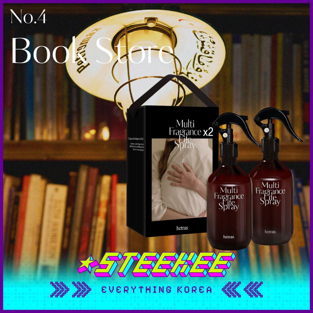 Hetras高级多效芳香疗愈香氛持久织物喷雾两件套600ml闪奇韩国2467