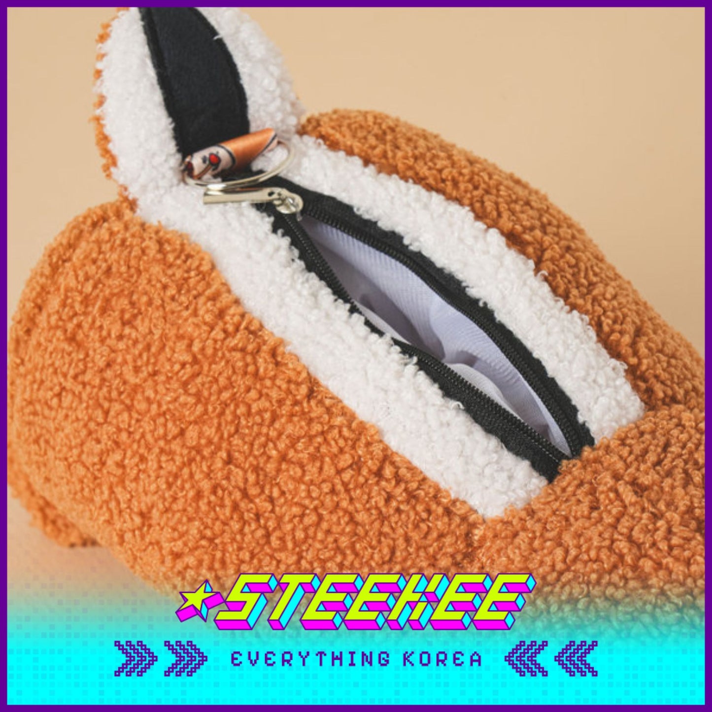 Daiso Disney Chip n Dale Crossbody Bag Kids Plush Toys by Steekee Korea 2990