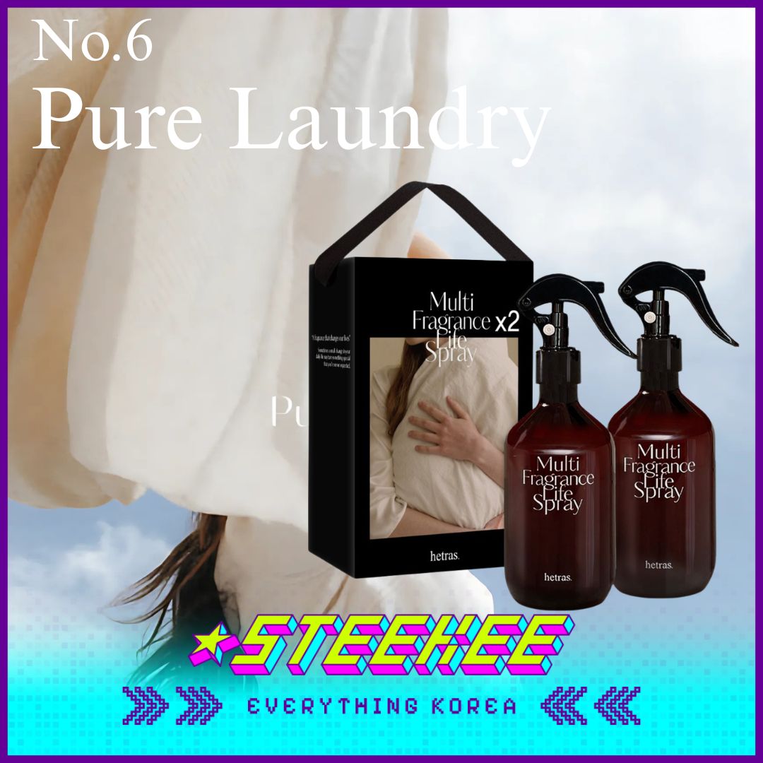 Hetras高级多效芳香疗愈香氛持久织物喷雾两件套600ml闪奇韩国2467