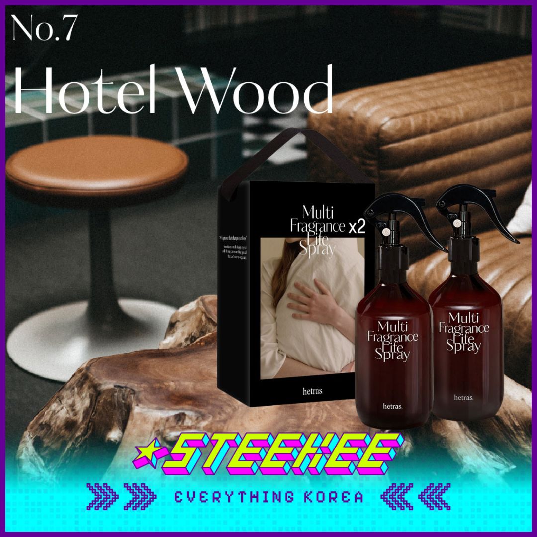 Hetras高级多效芳香疗愈香氛持久织物喷雾两件套600ml闪奇韩国2467