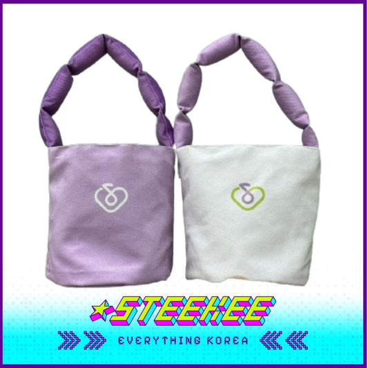 IU周边商品粉丝制作的蓬松帆布水桶包闪奇韩国1926