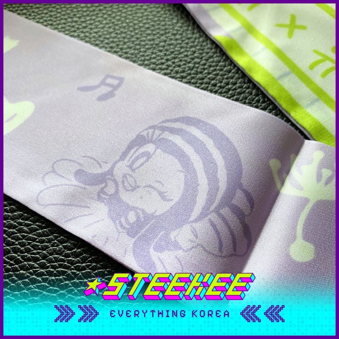 아이유 굿즈 팬메이드 실크 스카프