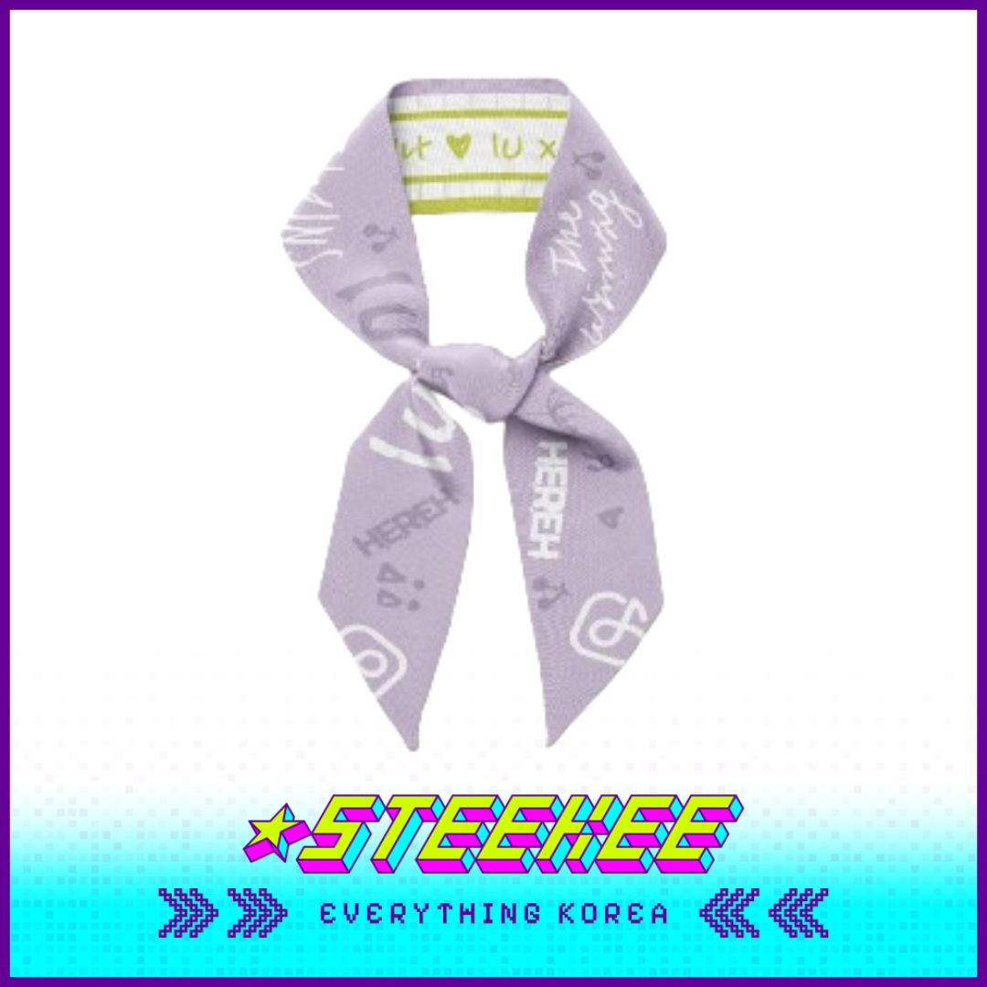 아이유 굿즈 팬메이드 실크 스카프