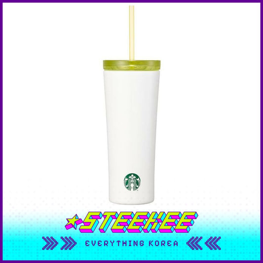 星巴克不锈钢NCT Phinney冷饮杯配吸管 473ml闪奇韩国1941