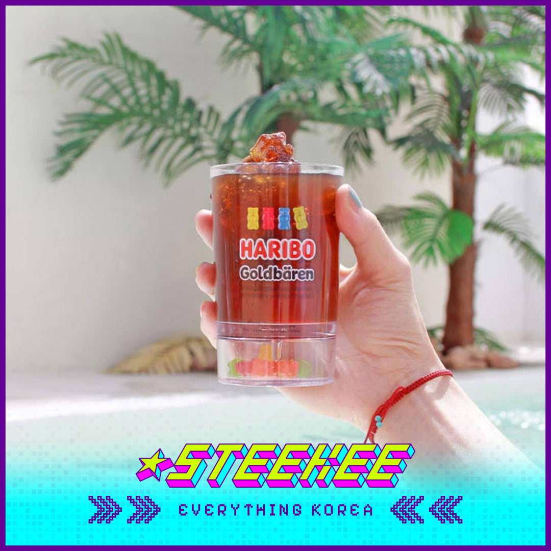 HARIBO Goldbears BPA Free Clear Transparent Cup by Steekee Korea 1982