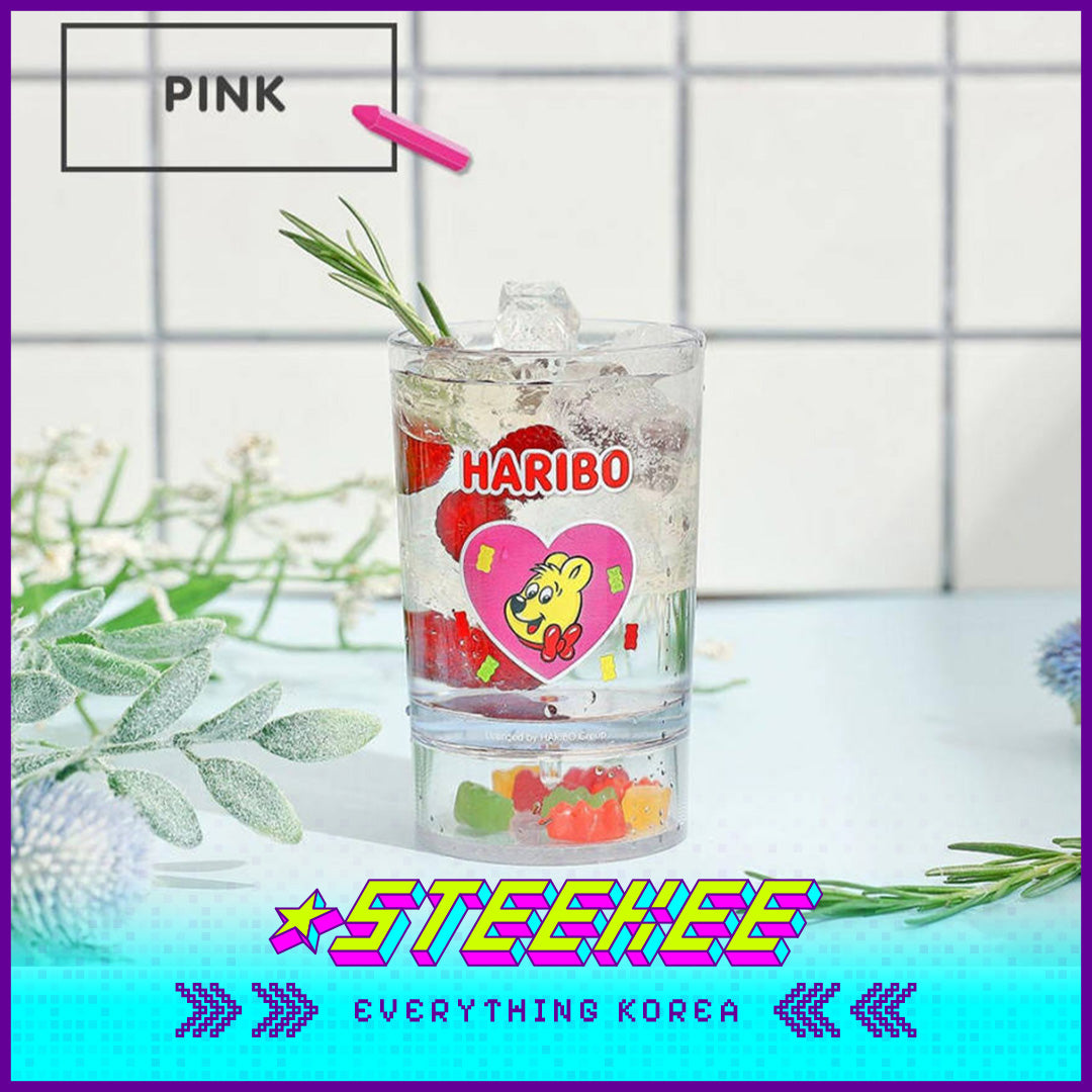 HARIBO Goldbears BPA Free Clear Transparent Cup by Steekee Korea 1982