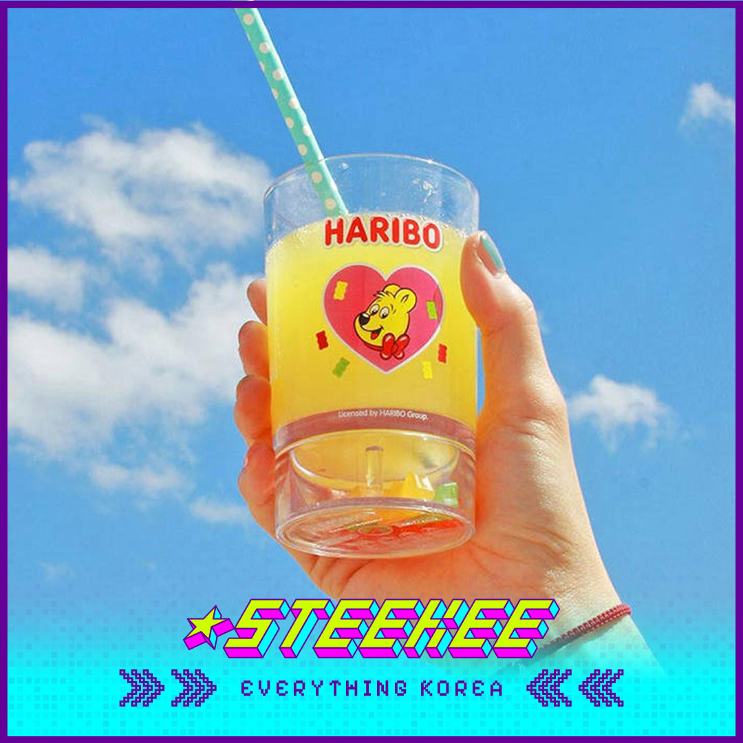 HARIBO Goldbears BPA Free Clear Transparent Cup by Steekee Korea 1982