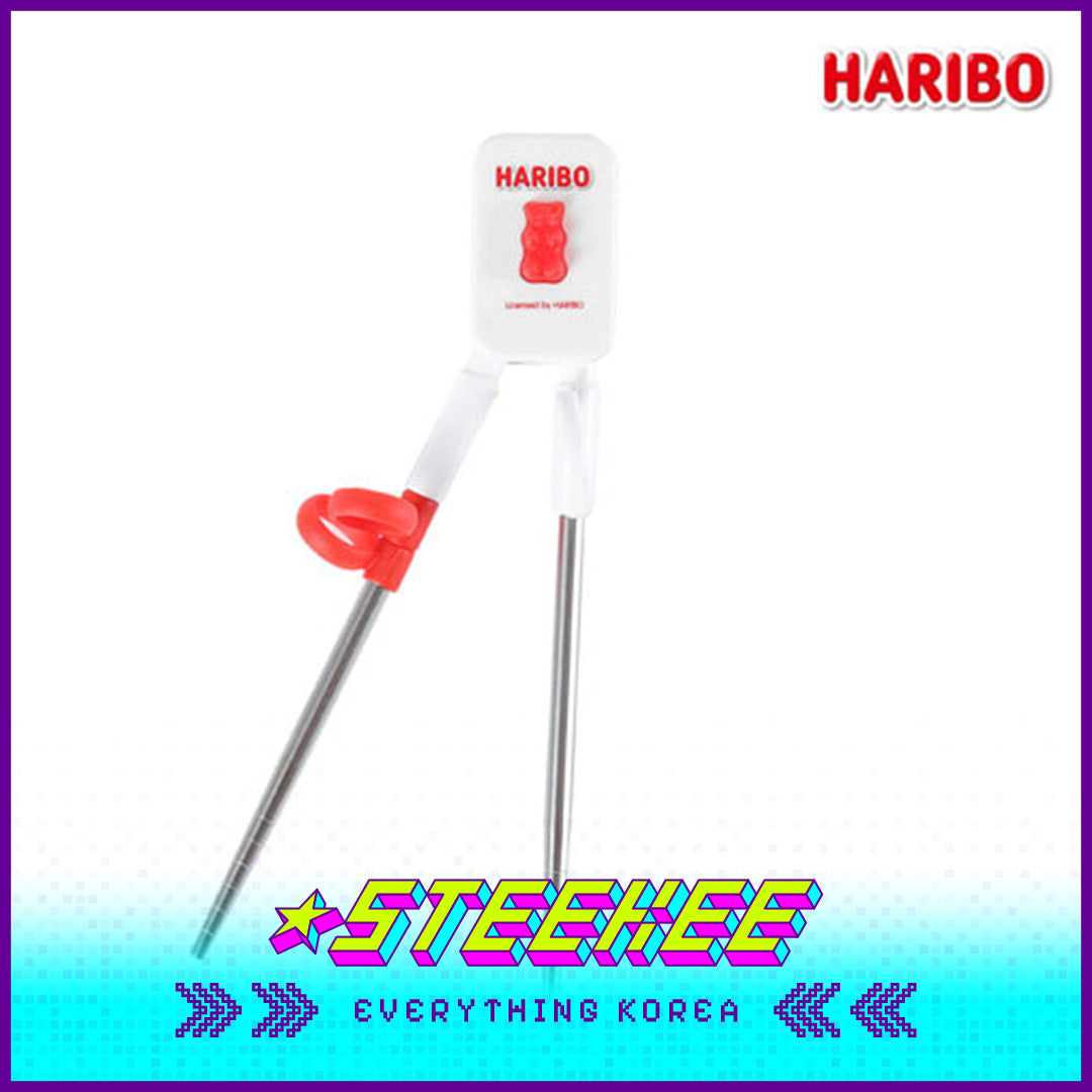 HARIBO Goldbears Stainless Steel Training Chopsticks for Kids by Steekee Korea 1985