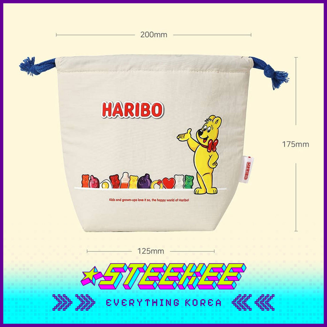 HARIBO Gummy Bear 2 Tier Lunchbox Pouch by Steekee Korea 1988