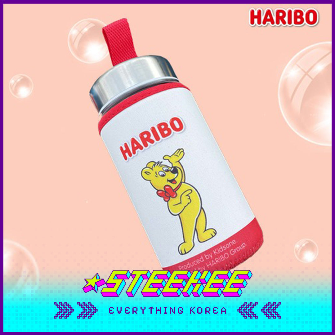 HARIBO Goldbears Bottle Cover with Strap 350ml by Steekee Korea 1989