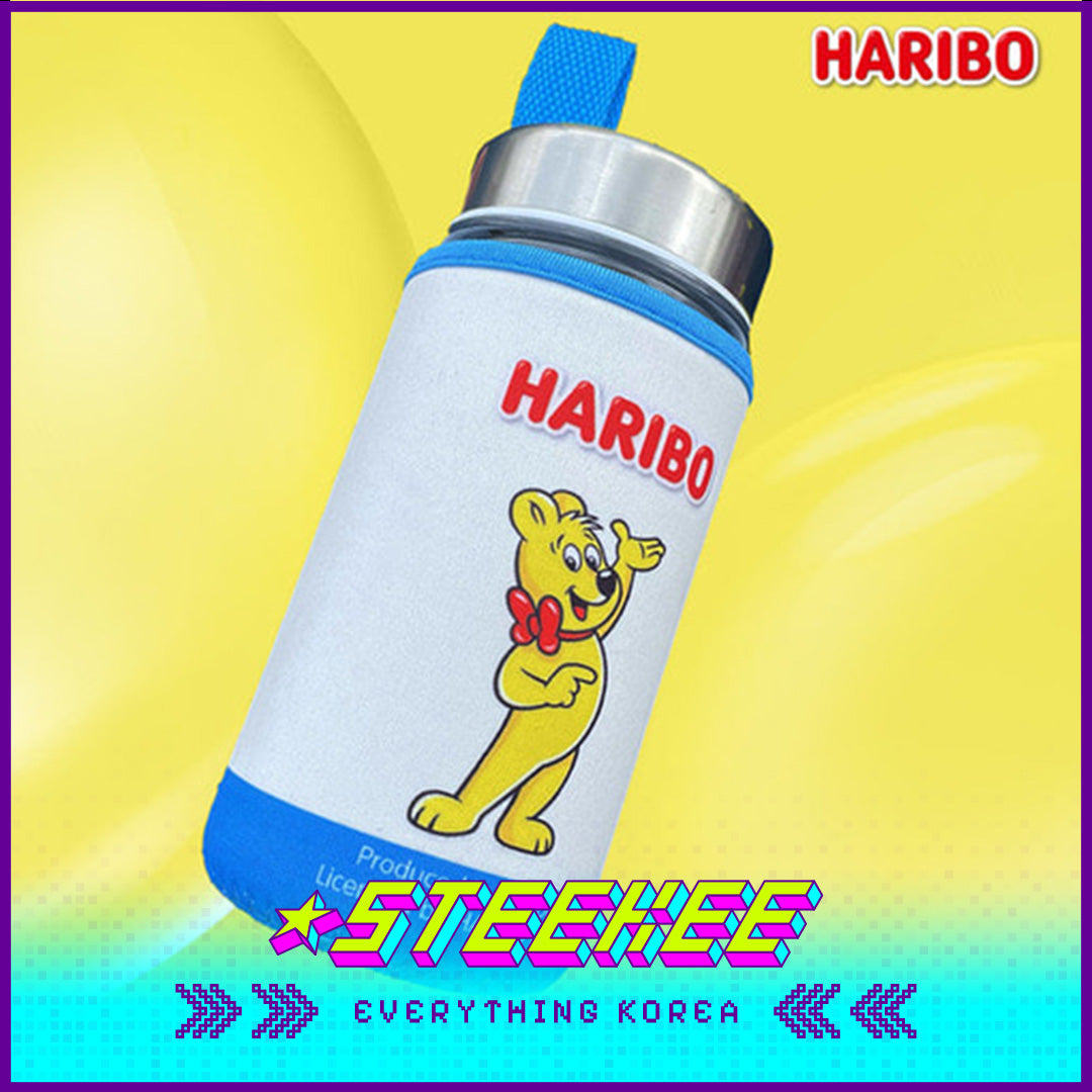 HARIBO Goldbears Bottle Cover with Strap 350ml by Steekee Korea 1989