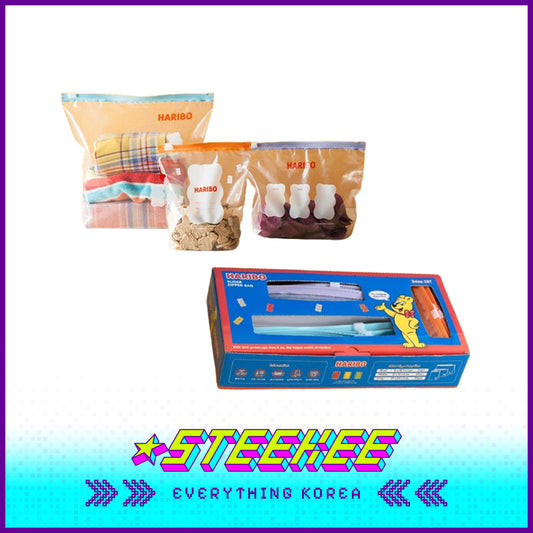 HARIBO小熊拉链密封袋套装闪奇韩国1992