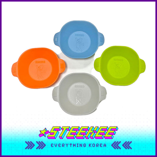 HARIBO小熊无bpa硅胶餐碗四件套闪奇韩国1993