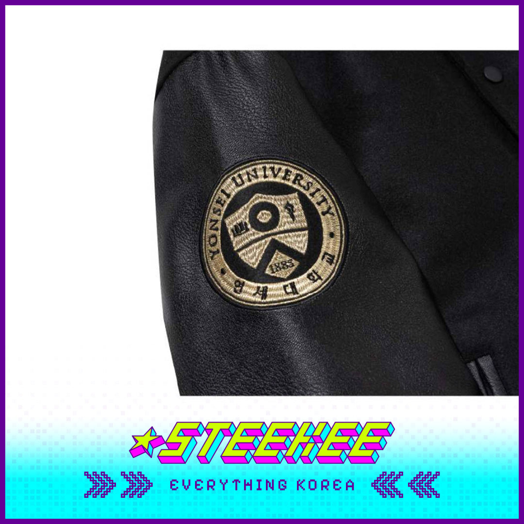 延世大学标志性轻便棒球毛衣 闪奇韩国1995