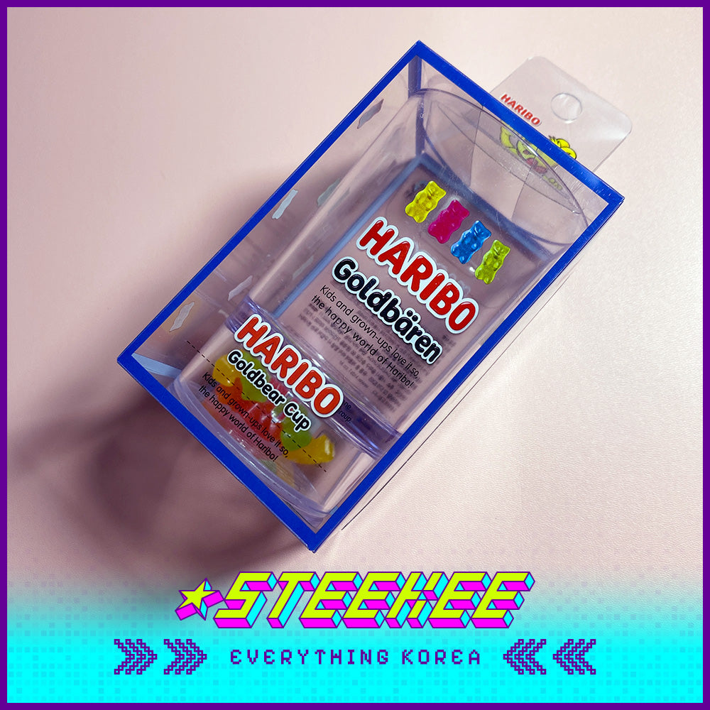 HARIBO Goldbears BPA Free Clear Transparent Cup by Steekee Korea 1982
