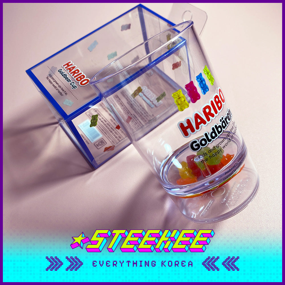 HARIBO Goldbears BPA Free Clear Transparent Cup by Steekee Korea 1982