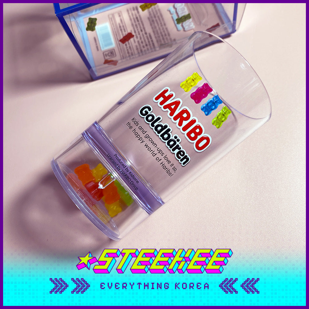 HARIBO Goldbears BPA Free Clear Transparent Cup by Steekee Korea 1982