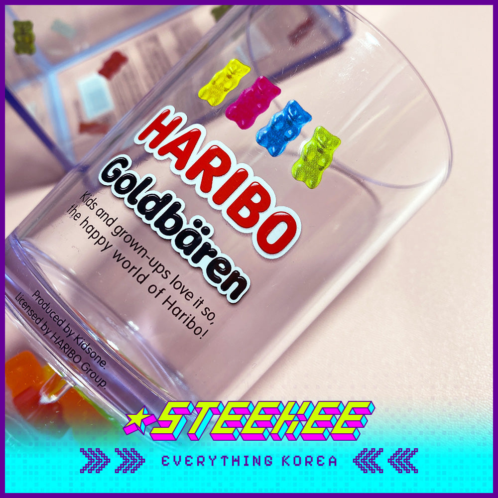 HARIBO Goldbears BPA Free Clear Transparent Cup by Steekee Korea 1982