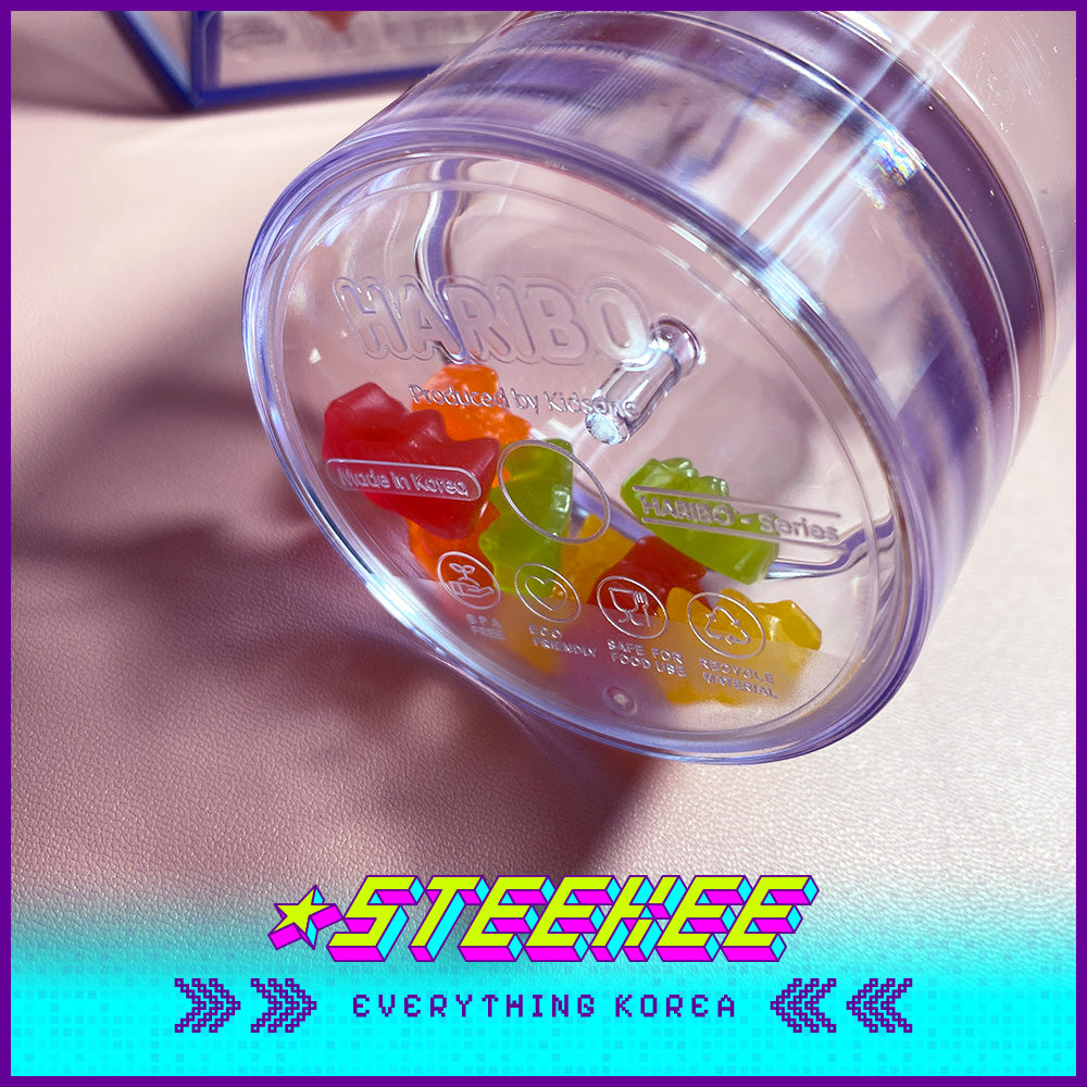 HARIBO Goldbears BPA Free Clear Transparent Cup by Steekee Korea 1982
