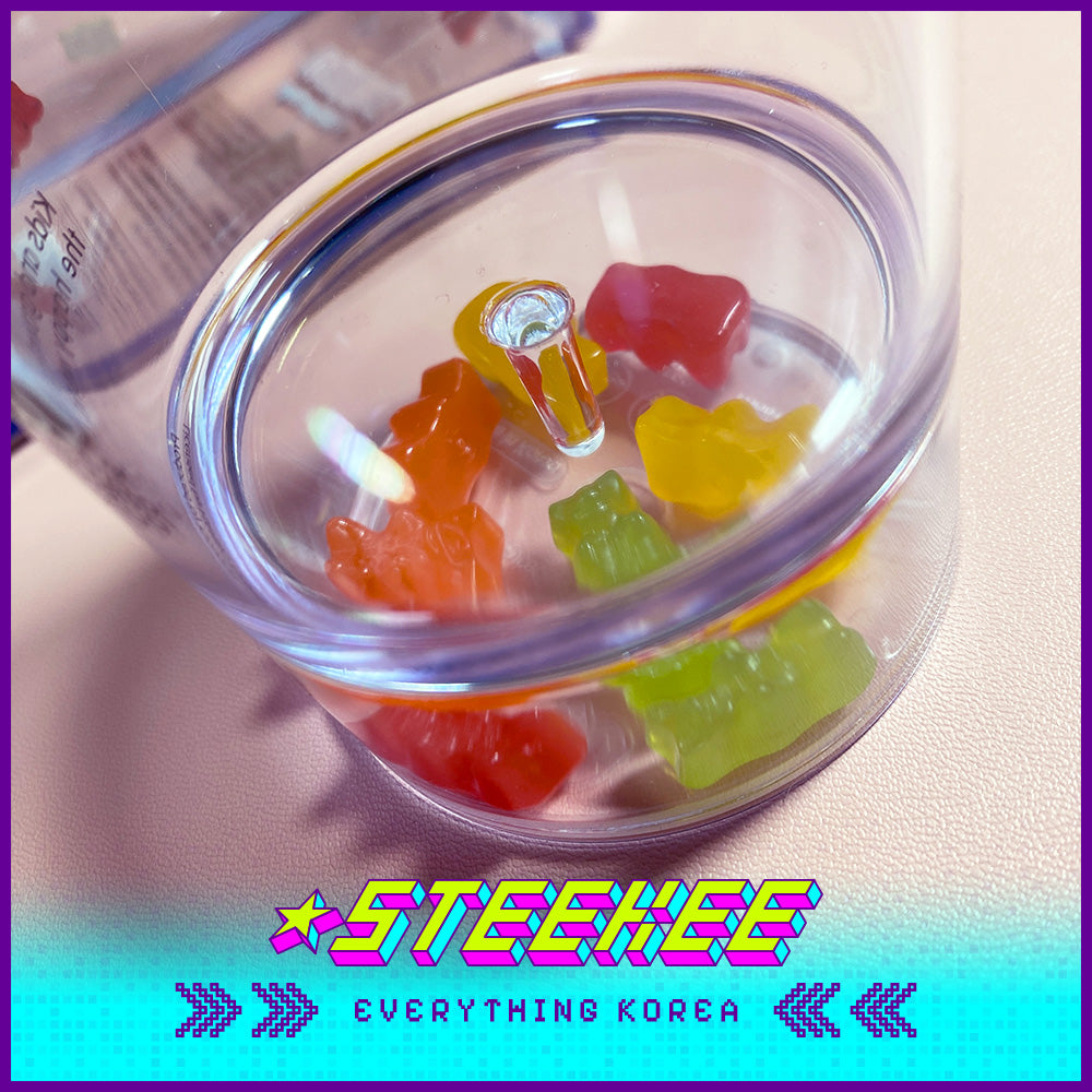 HARIBO Goldbears BPA Free Clear Transparent Cup by Steekee Korea 1982