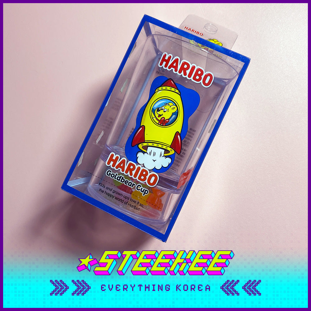 HARIBO Goldbears BPA Free Clear Transparent Cup by Steekee Korea 1982