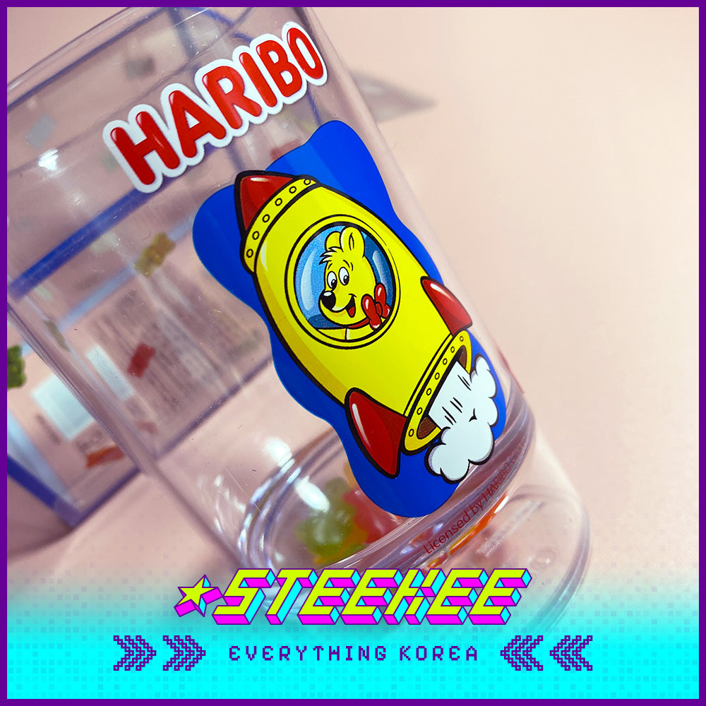 HARIBO Goldbears BPA Free Clear Transparent Cup by Steekee Korea 1982