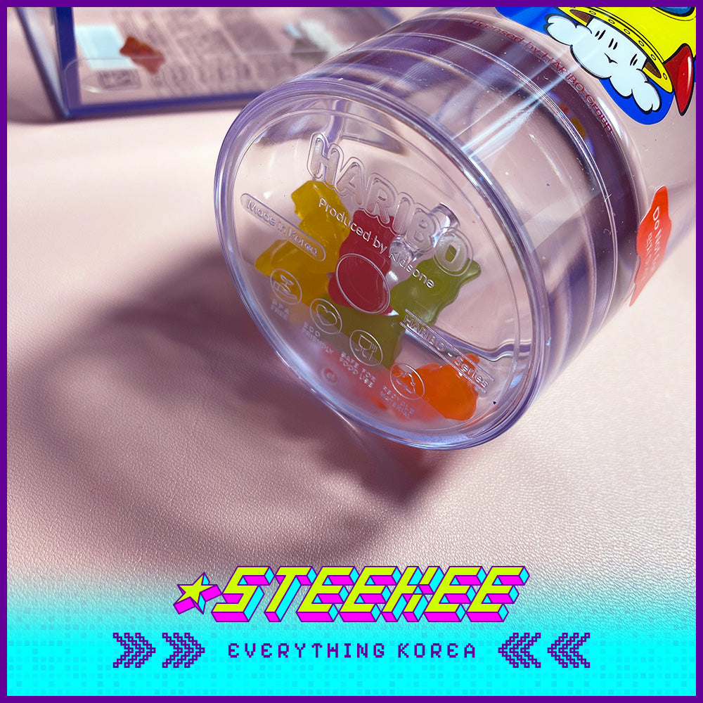 HARIBO Goldbears BPA Free Clear Transparent Cup by Steekee Korea 1982