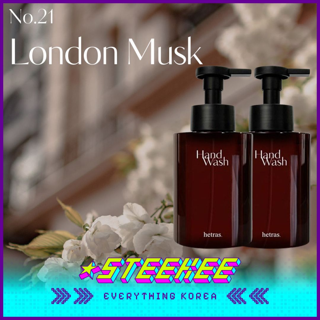 Hetras Premium Perfume Bubble Hand Wash Set of 2 515ml by Steekee Korea 2469