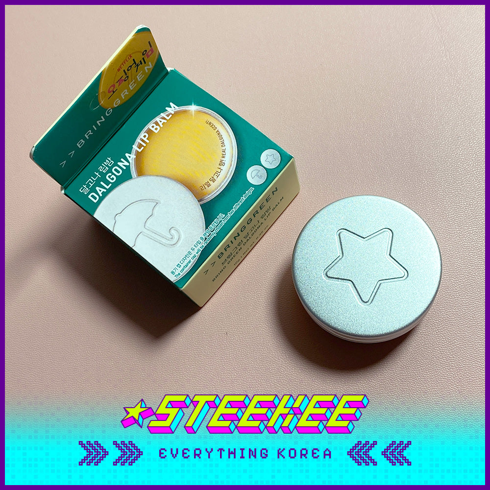 BRING GREEN X Netflix Squid Game Dalgona Lip Balm Set of 2 10g by Steekee Korea 2454