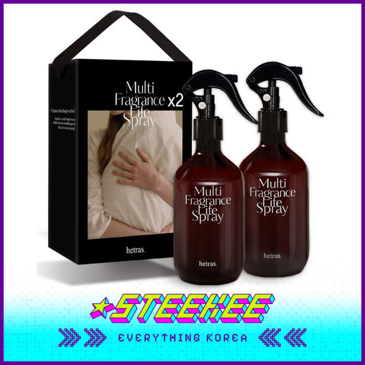 Hetras高级多效芳香疗愈香氛持久织物喷雾两件套600ml闪奇韩国2467