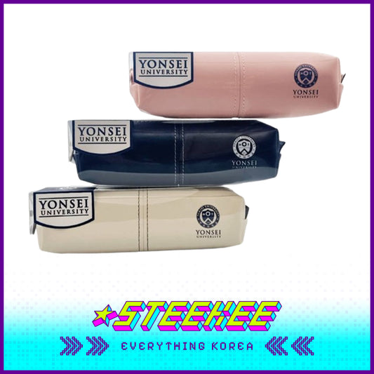 延世大学经典标志铅笔袋三件套闪奇韩国 2502