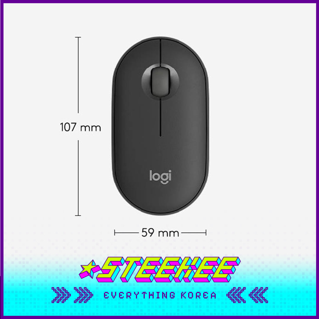 延世大学联名罗技Pebble M350S 静音鼠标配皮质收纳袋闪奇韩国 2503