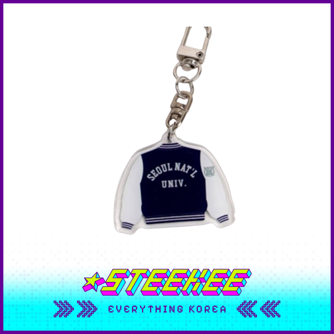 首尔国立大学棒球夹克钥匙链闪奇韩国2523