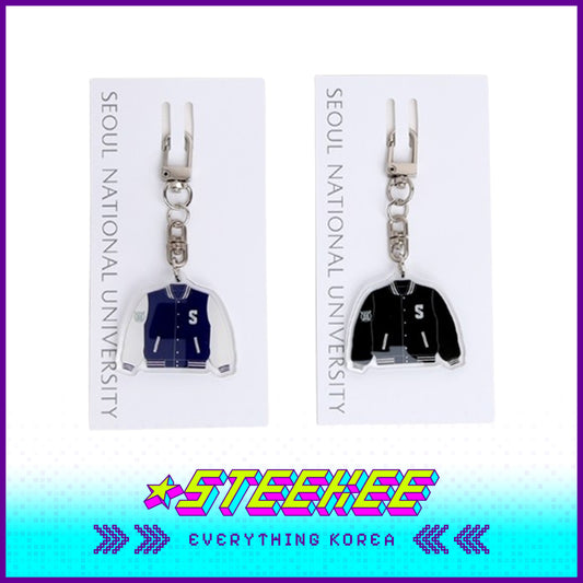 首尔国立大学棒球夹克钥匙链闪奇韩国2523