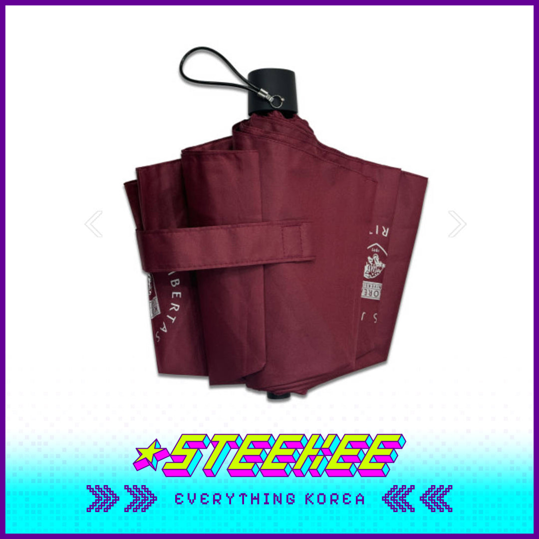 韩国高丽大学绯红折叠便携伞纪念礼品闪奇韩国2529