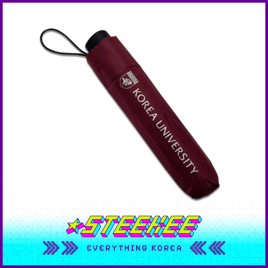 韩国高丽大学绯红折叠便携伞纪念礼品闪奇韩国2529