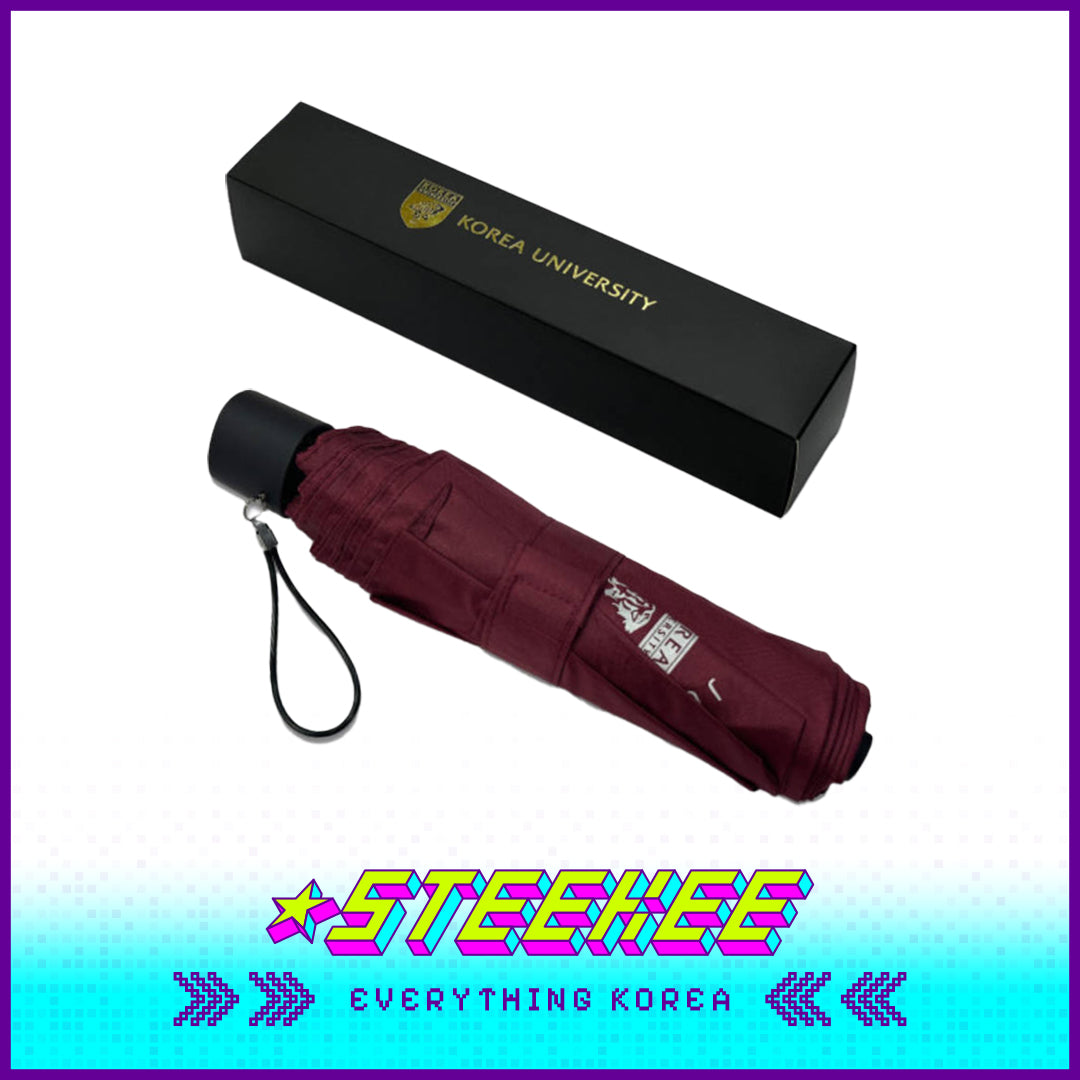 韩国高丽大学绯红折叠便携伞纪念礼品闪奇韩国2529