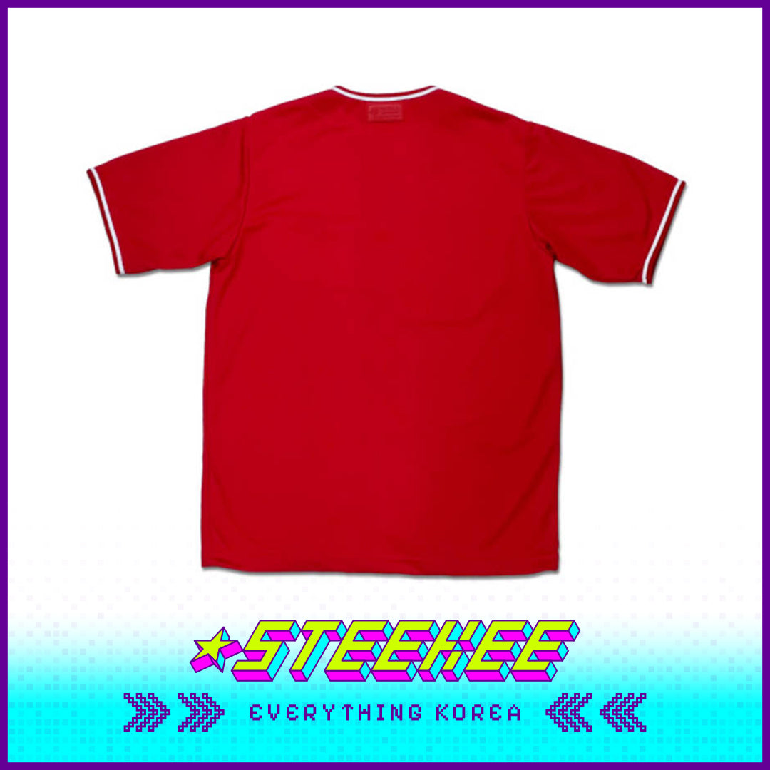 高丽大学红色棒球衫刺绣版闪奇韩国2535