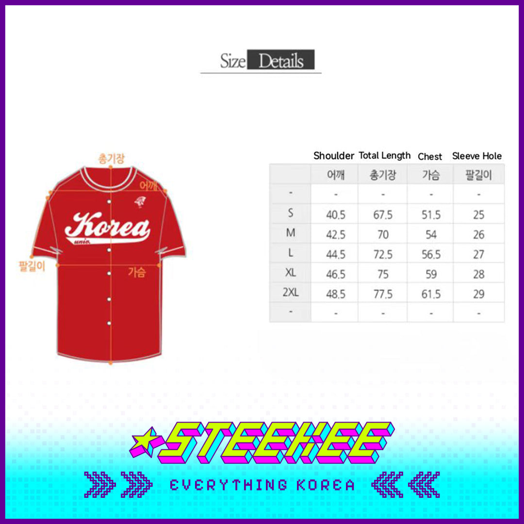 高丽大学红色棒球衫刺绣版闪奇韩国2535