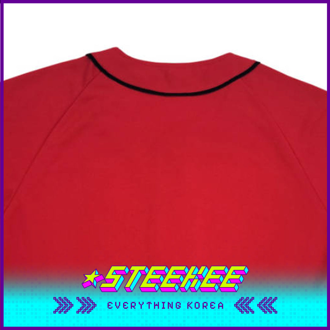 高丽大学红色棒球衫闪奇韩国2536