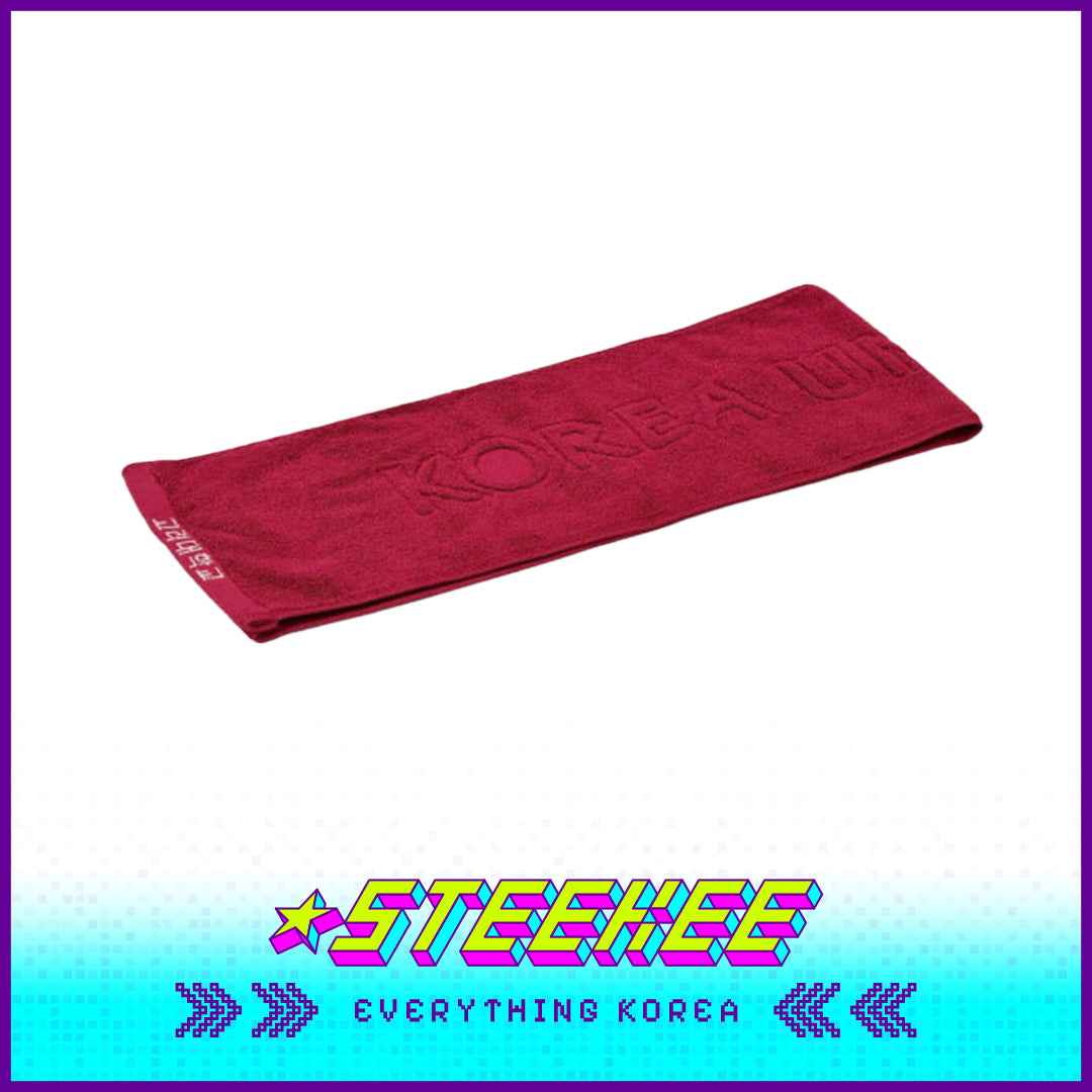 高丽大学周边礼品迷你红色毛巾闪奇韩国2541