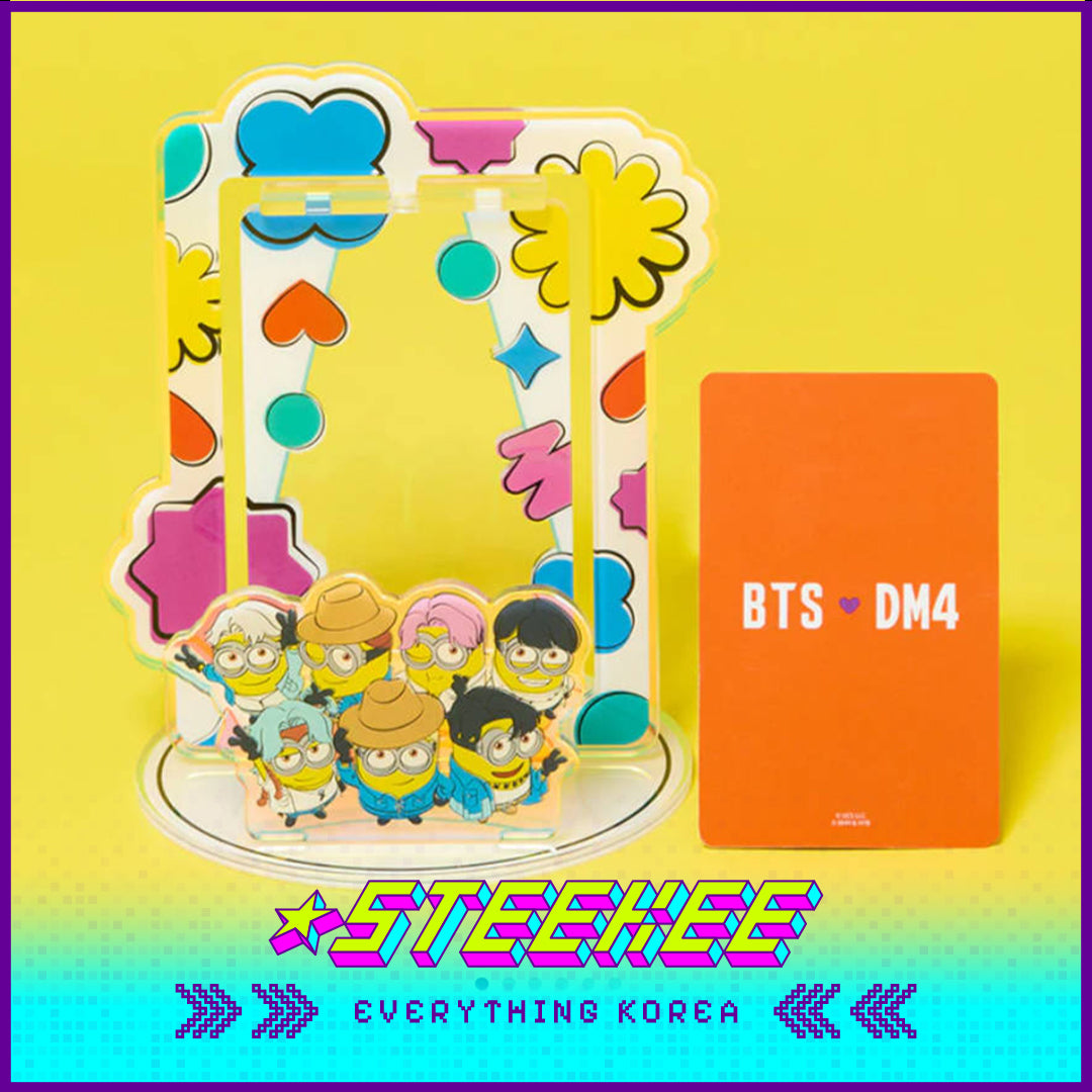 BTS X Despicable Me 4 Minions Collaborations Photo Stand Desk Decoration by Steekee Korea 2664