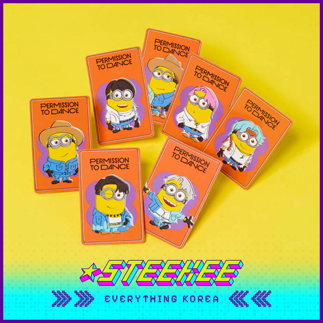 BTS X Despicable Me 4 Minions Collaborations Photo Stand Desk Decoration by Steekee Korea 2664