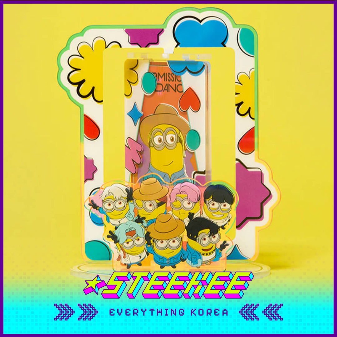 BTS X Despicable Me 4 Minions Collaborations Photo Stand Desk Decoration by Steekee Korea 2664